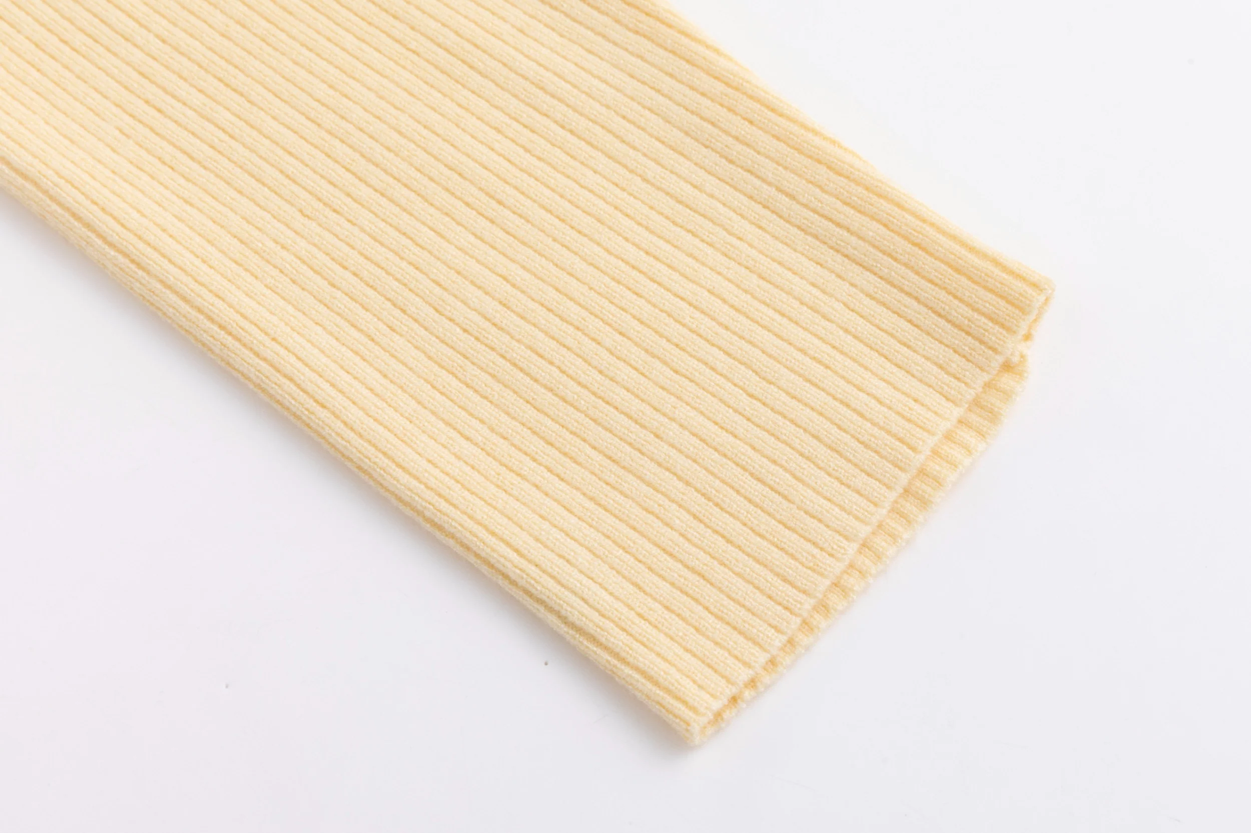 Pale Yellow Overlay Dress - Image 6